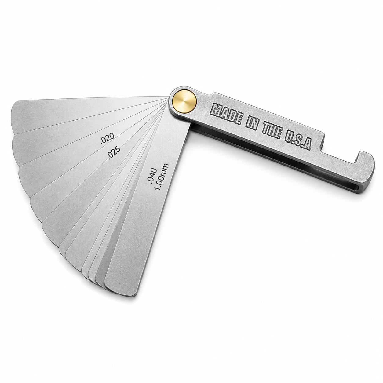 Lucky Supply Precision Stainless Steel Feeler Gauge Set
