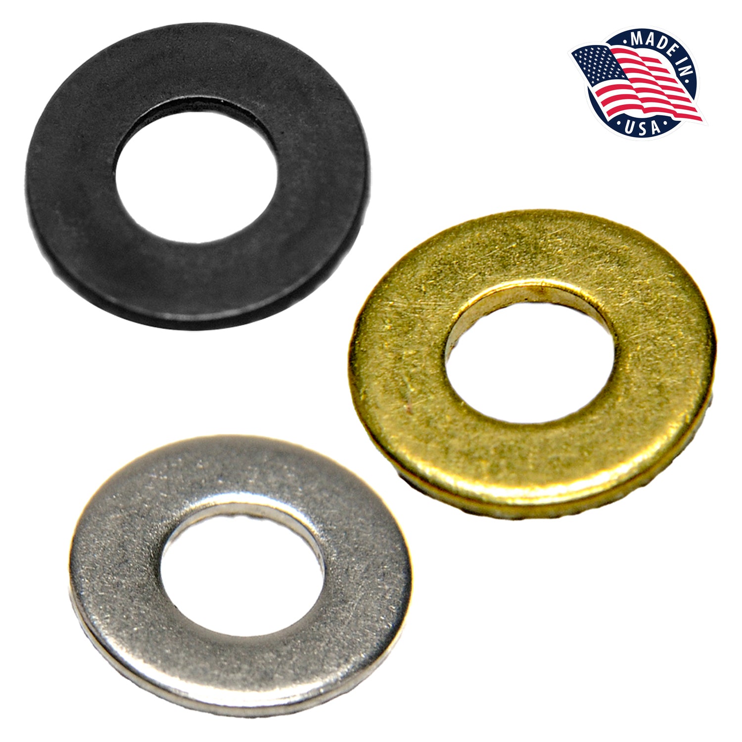 Flat #8 Metal Washers