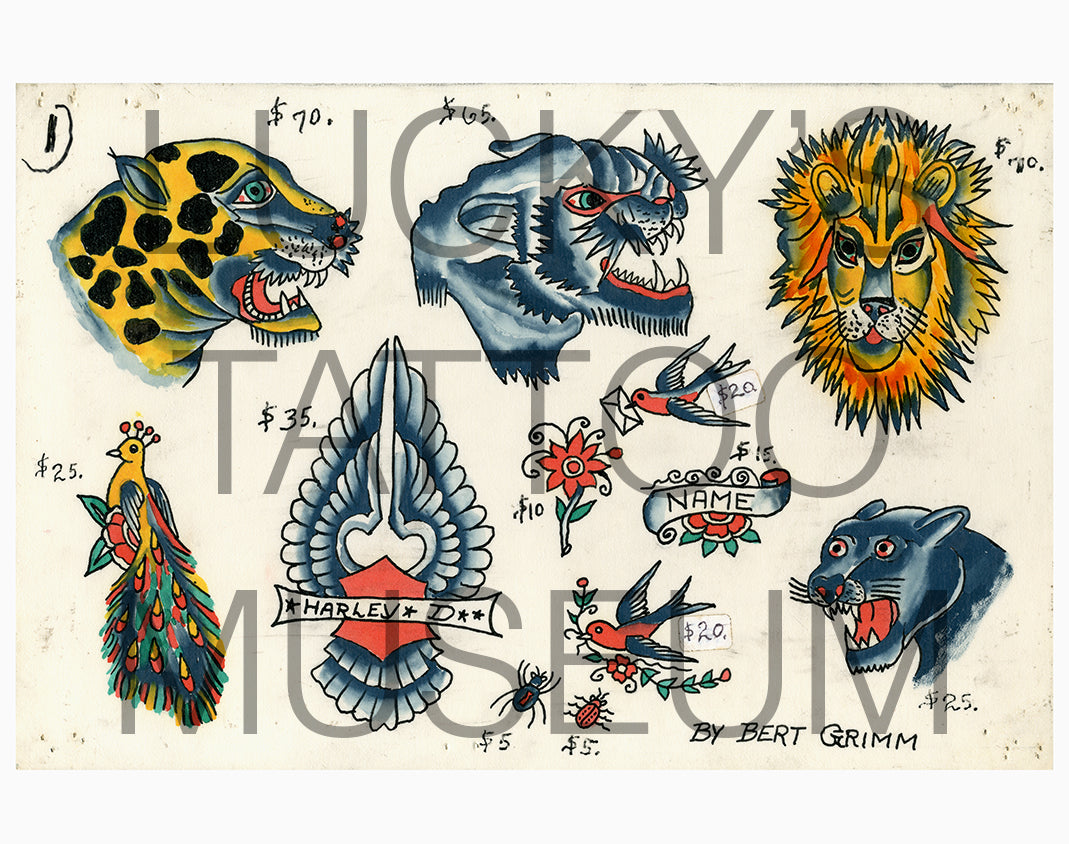 Bert Grimm Flash Sheets
