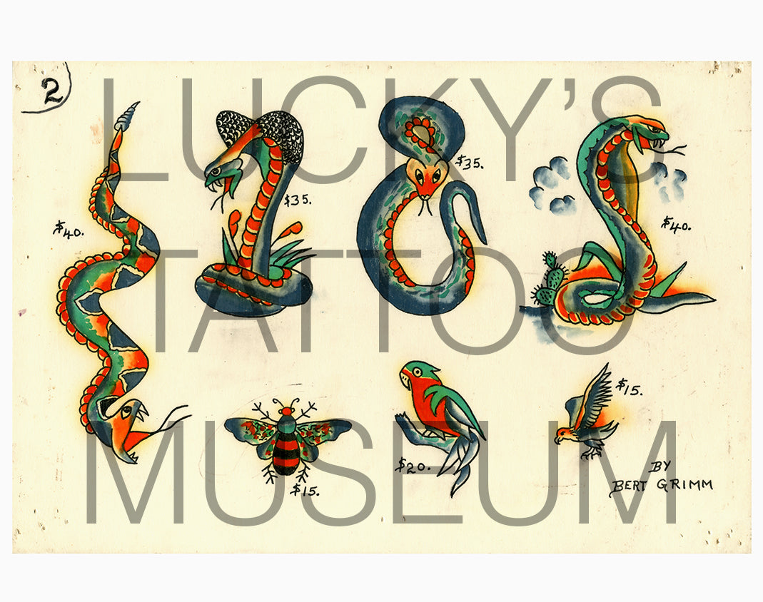 Bert Grimm Flash Sheets
