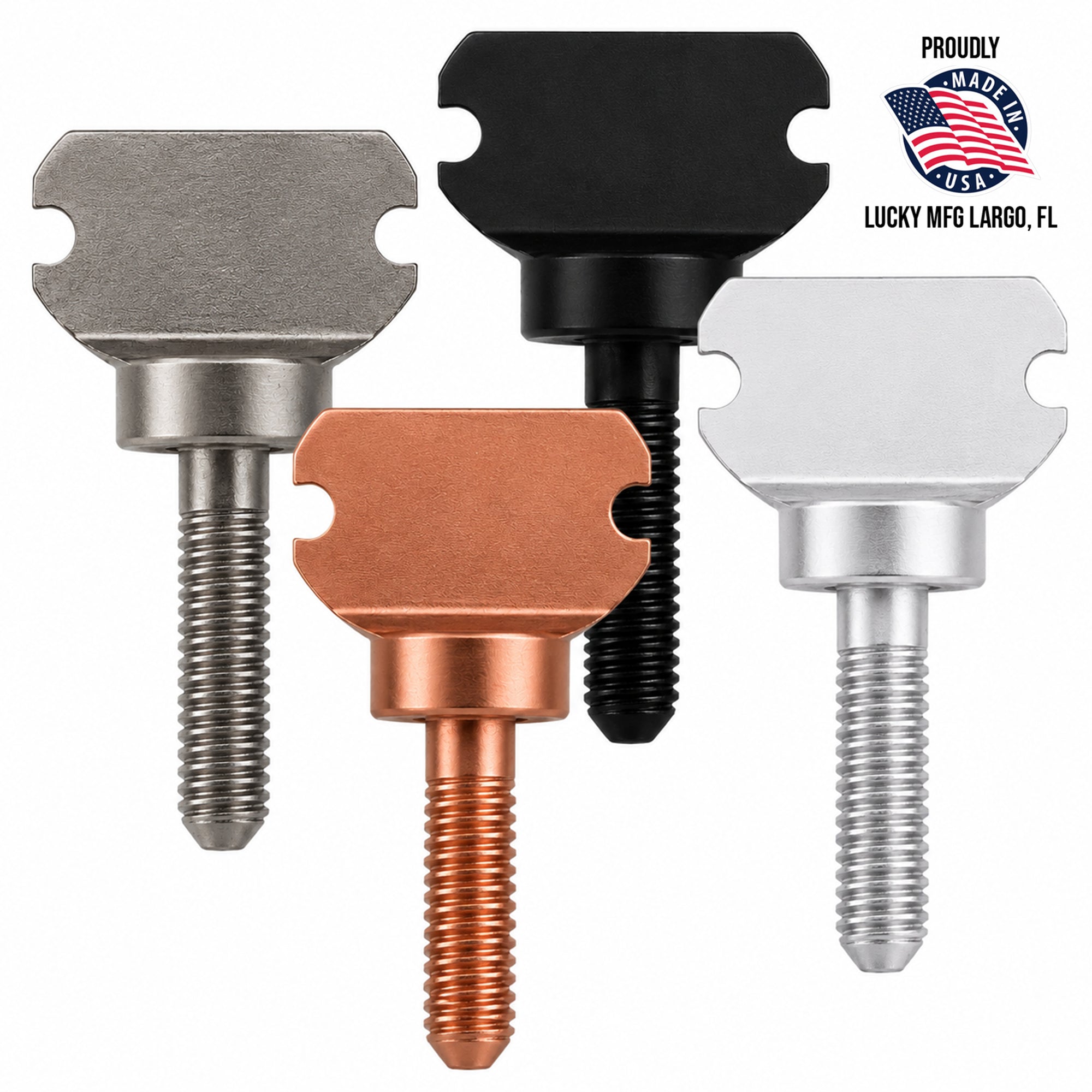 Nickel Plated Hamburger Tube Vice Screw