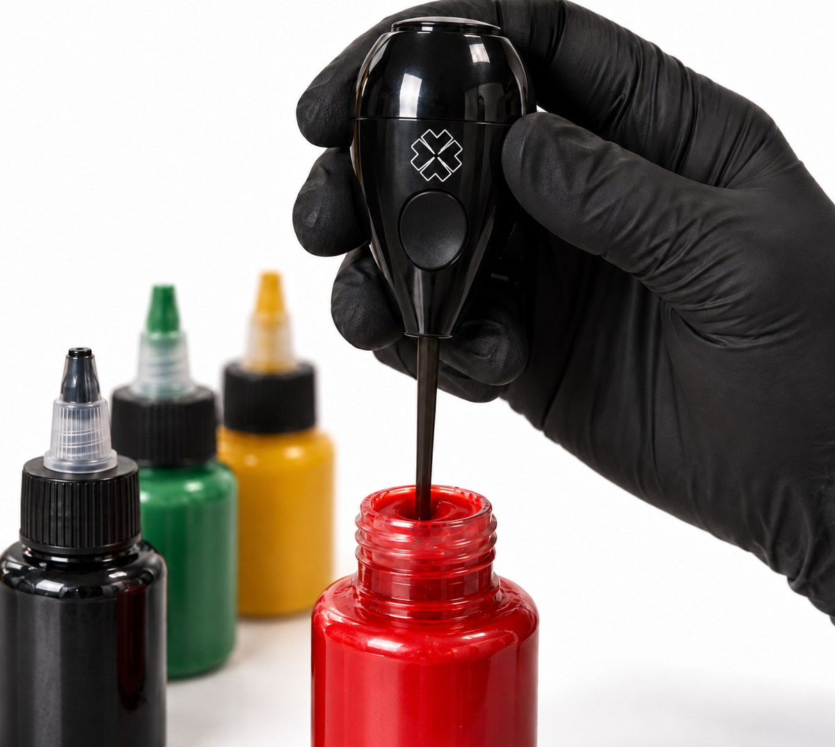 Lucky Supply RCA Pigment Mixer with short and long mixing sticks and packaging