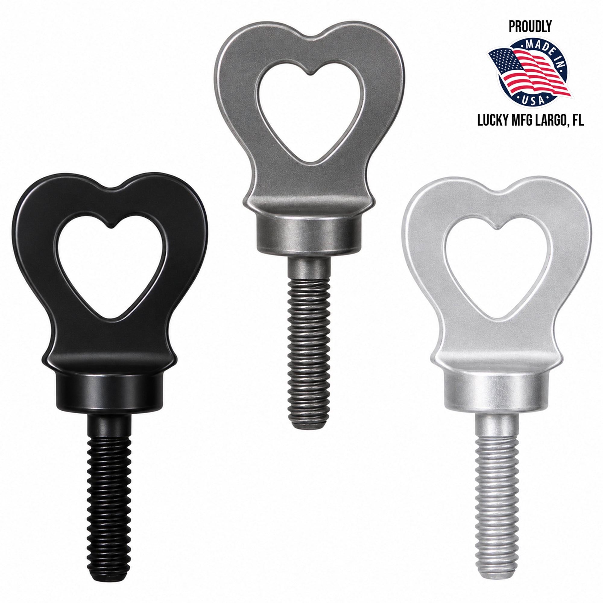 Blackened Heart Tube Vice Screw