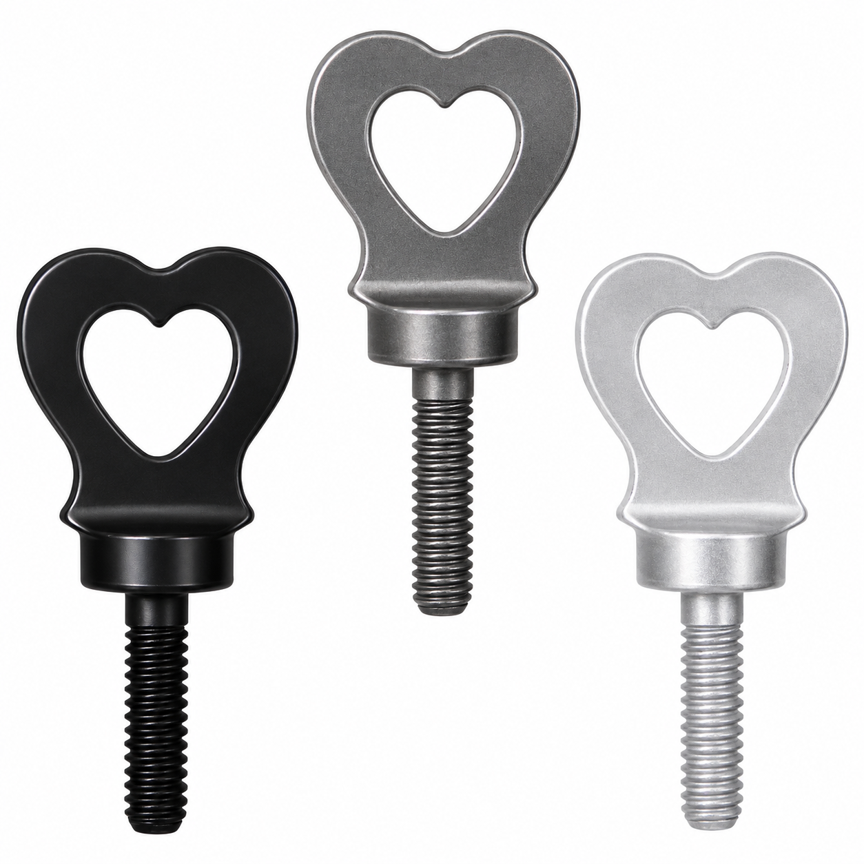 Blackened Heart Tube Vice Screw