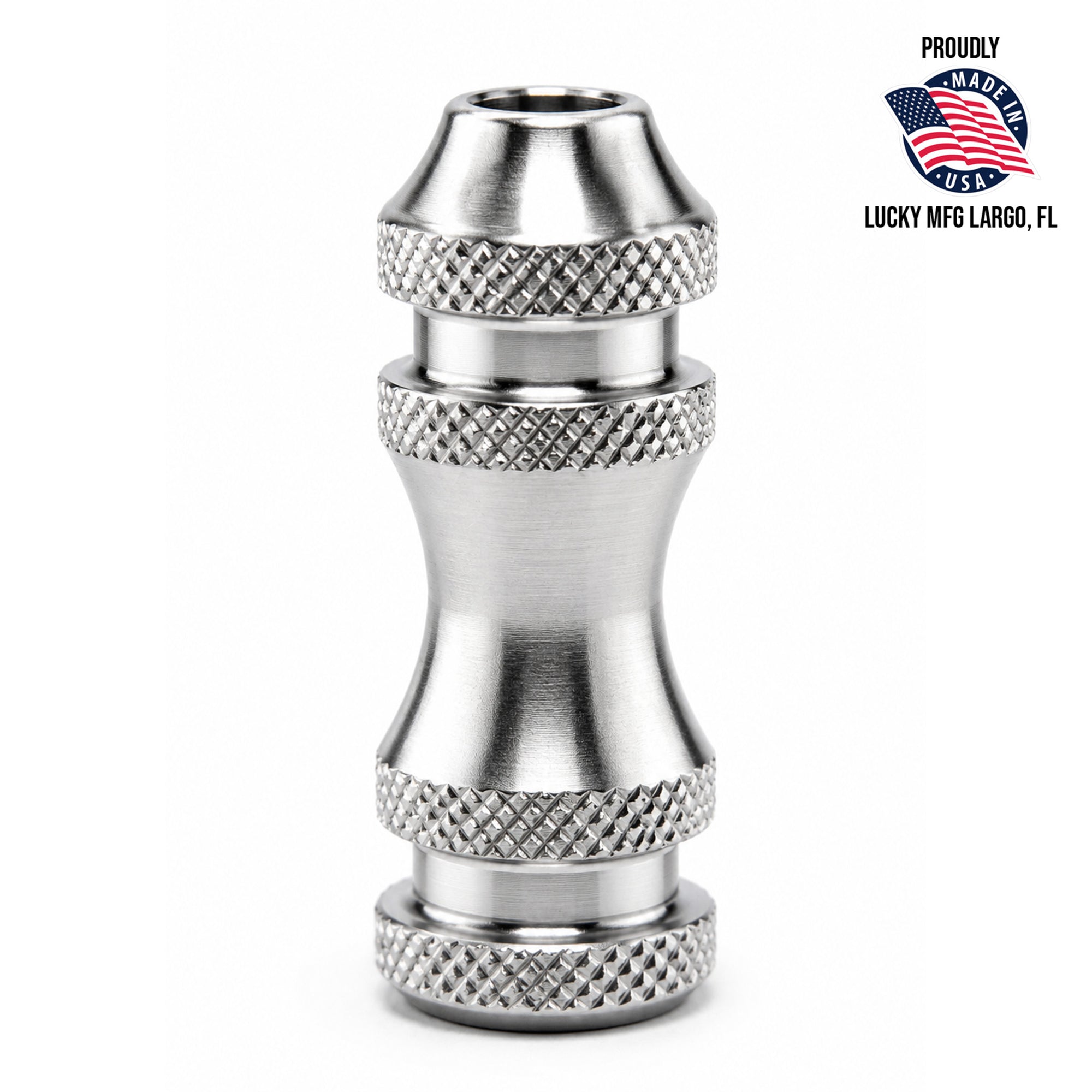 3/4" Stainless Steel Hourglass Grip