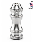 3/4" Stainless Steel Hourglass Grip