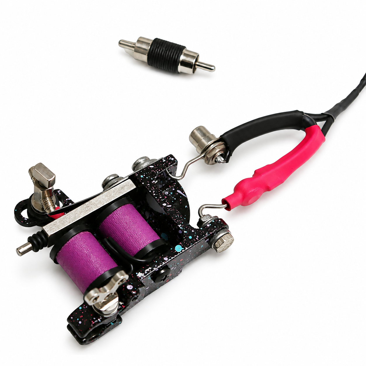 Hybrid Clip Cord attached to Coil Machine