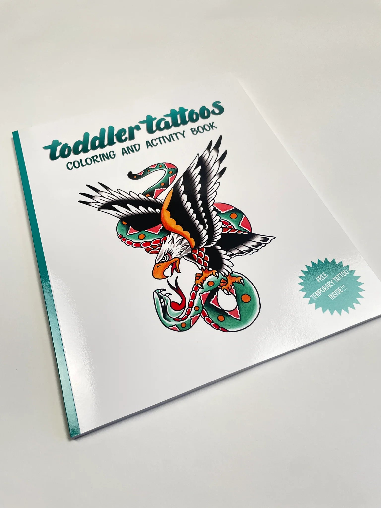Toddler Tattoos Coloring and Activity Book Vol.1 And Temporary Tattoos