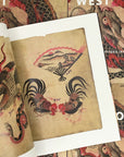 Floating West - Antique Japanese Tattoo Flash from the Collection of Nick York