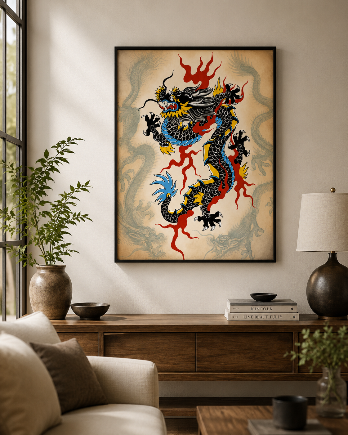 Limited Edition Dragon Print by Jeff Brown