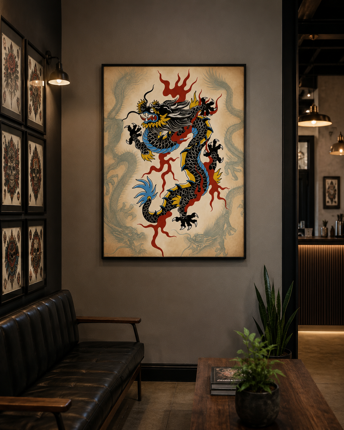 Limited Edition Dragon Print by Jeff Brown