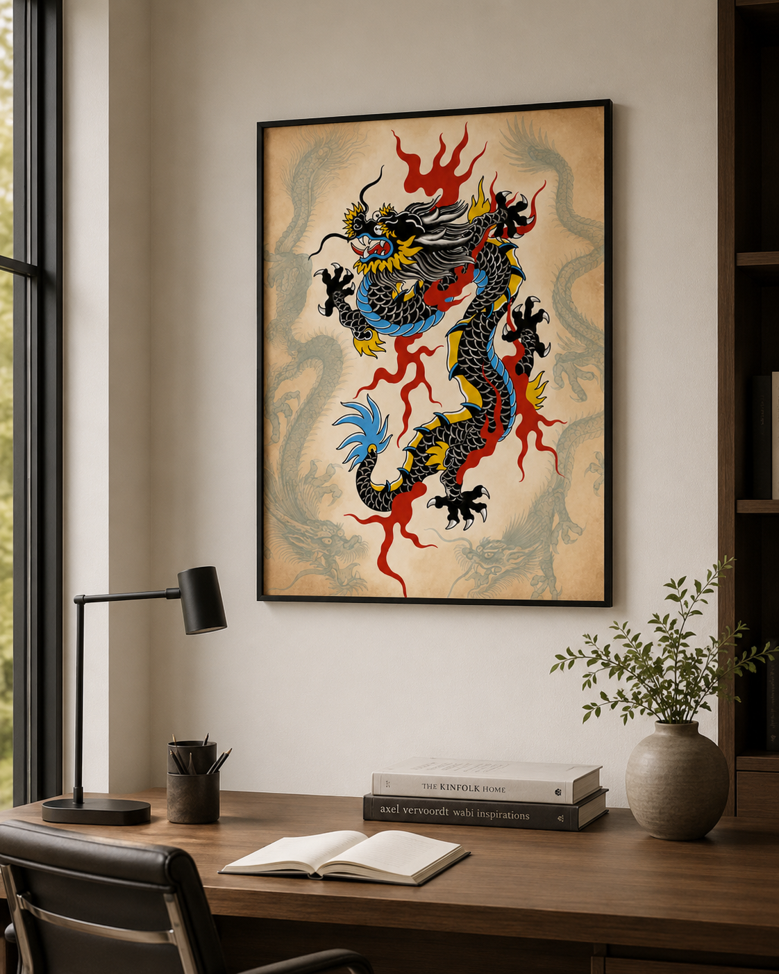 Limited Edition Dragon Print by Jeff Brown
