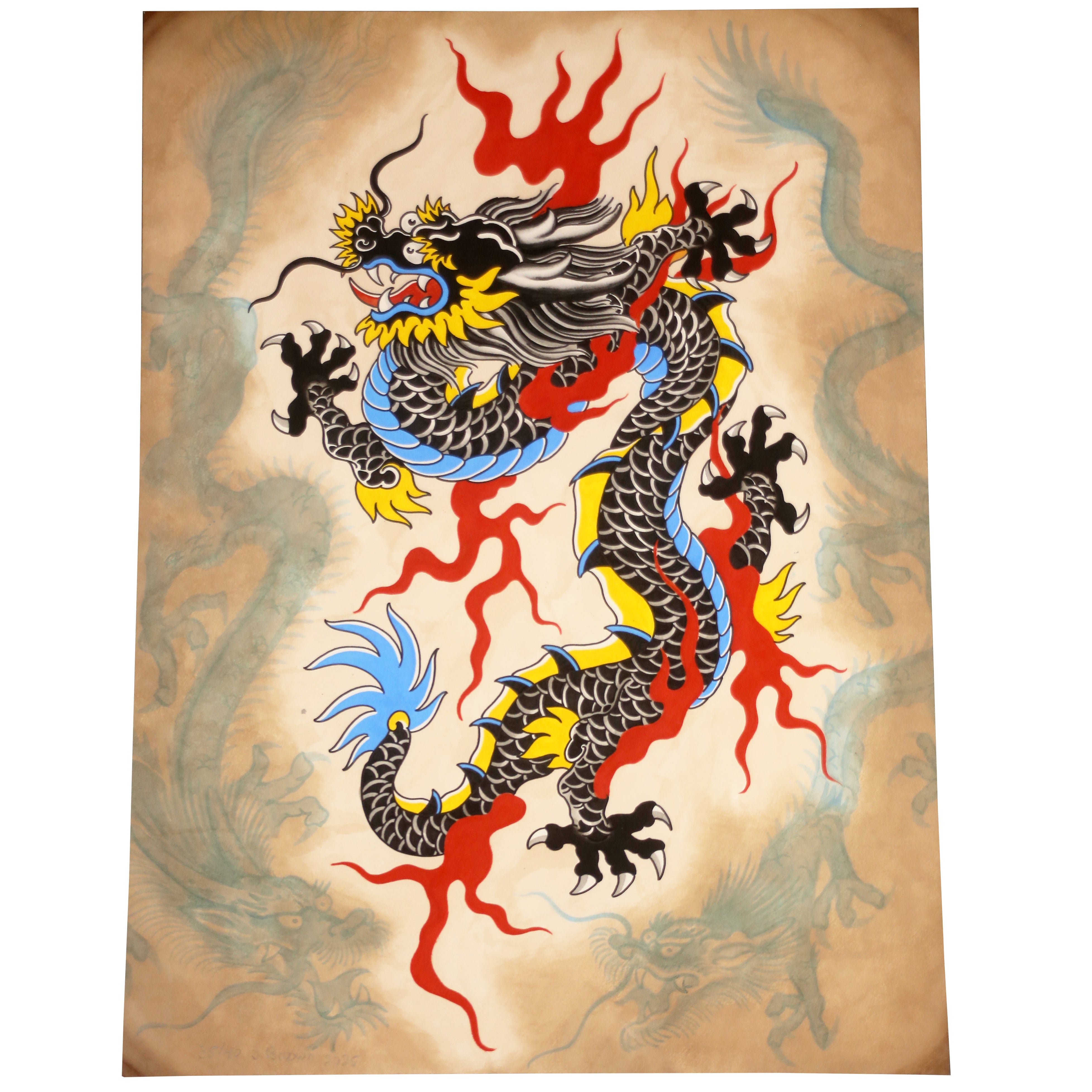 Limited Edition Dragon Print by Jeff Brown