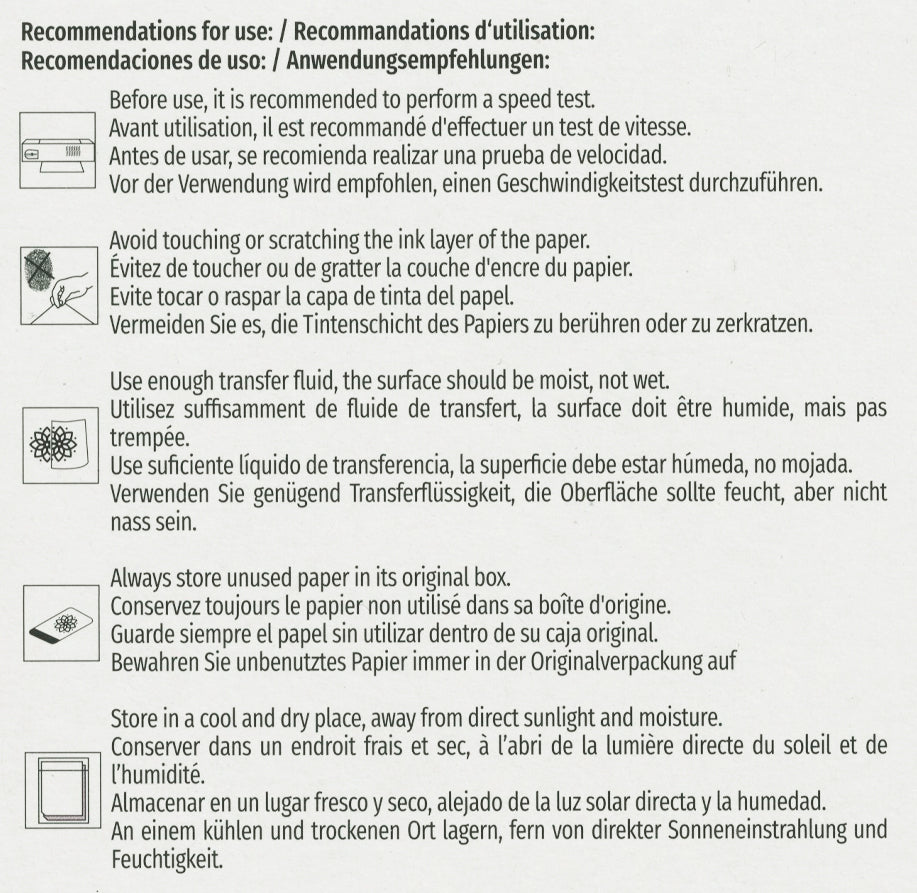 Kores 8.5x11 Stencil Transfer Paper
