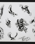 Original Lance McLain Flash Sheets (Set of 9)