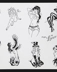 Original Lance McLain Flash Sheets (Set of 9)
