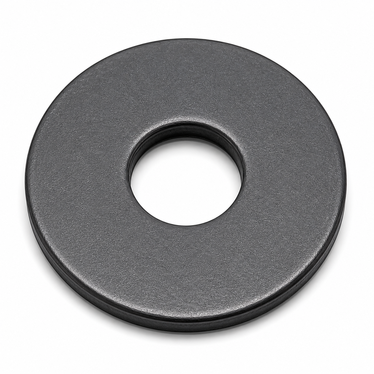 Blackened Large Metal Washer