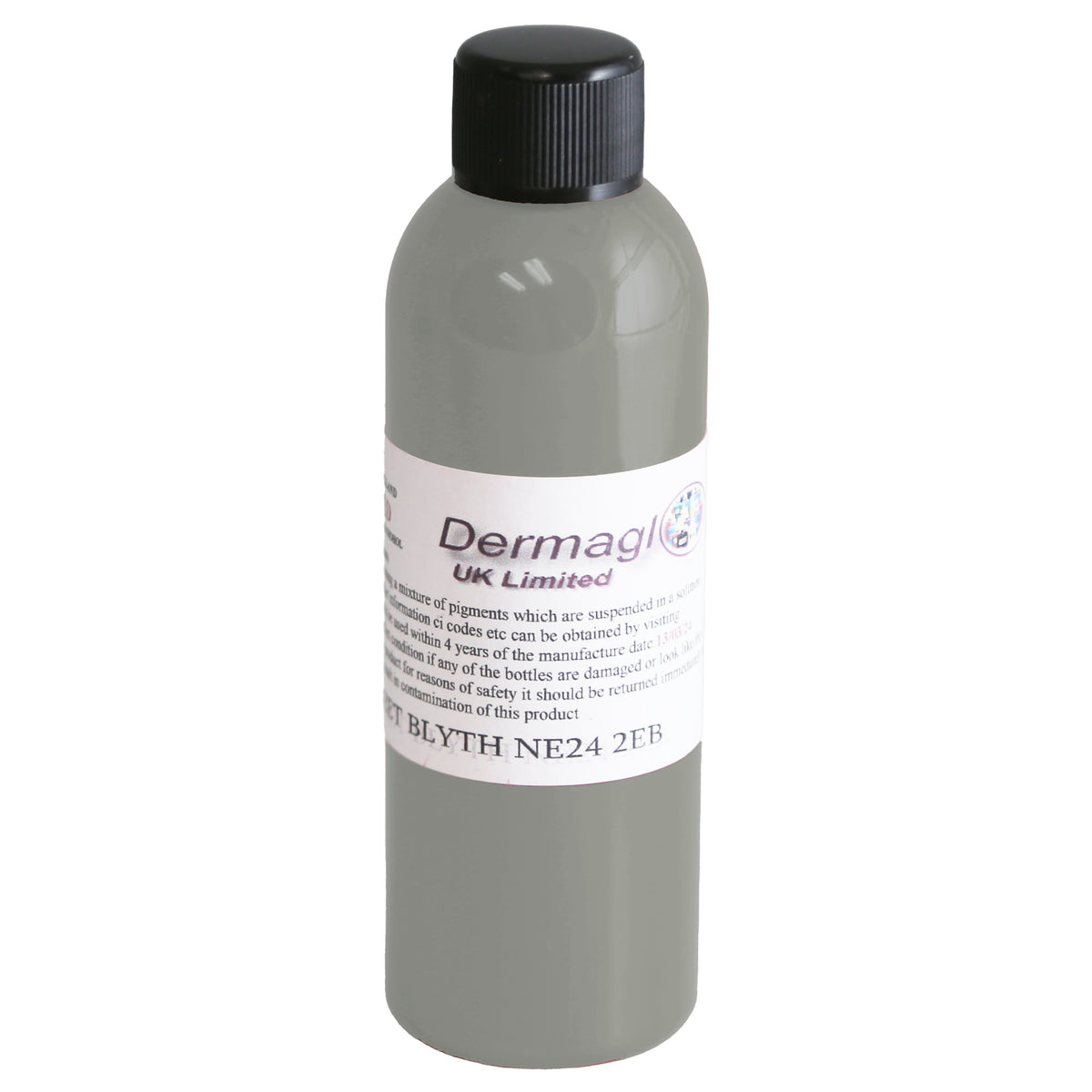 Dermaglo Light Grey tattoo pigment bottle - 50ml (1.69 oz)