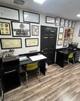 Private loft drawing area for tattoo artists