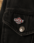 Lucky Supply Logo Enamel Pin