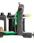 Lucky Loz one-off 6 wrap coil liner with textured metal frame and green wiring, built for 3–9 liner groupings.