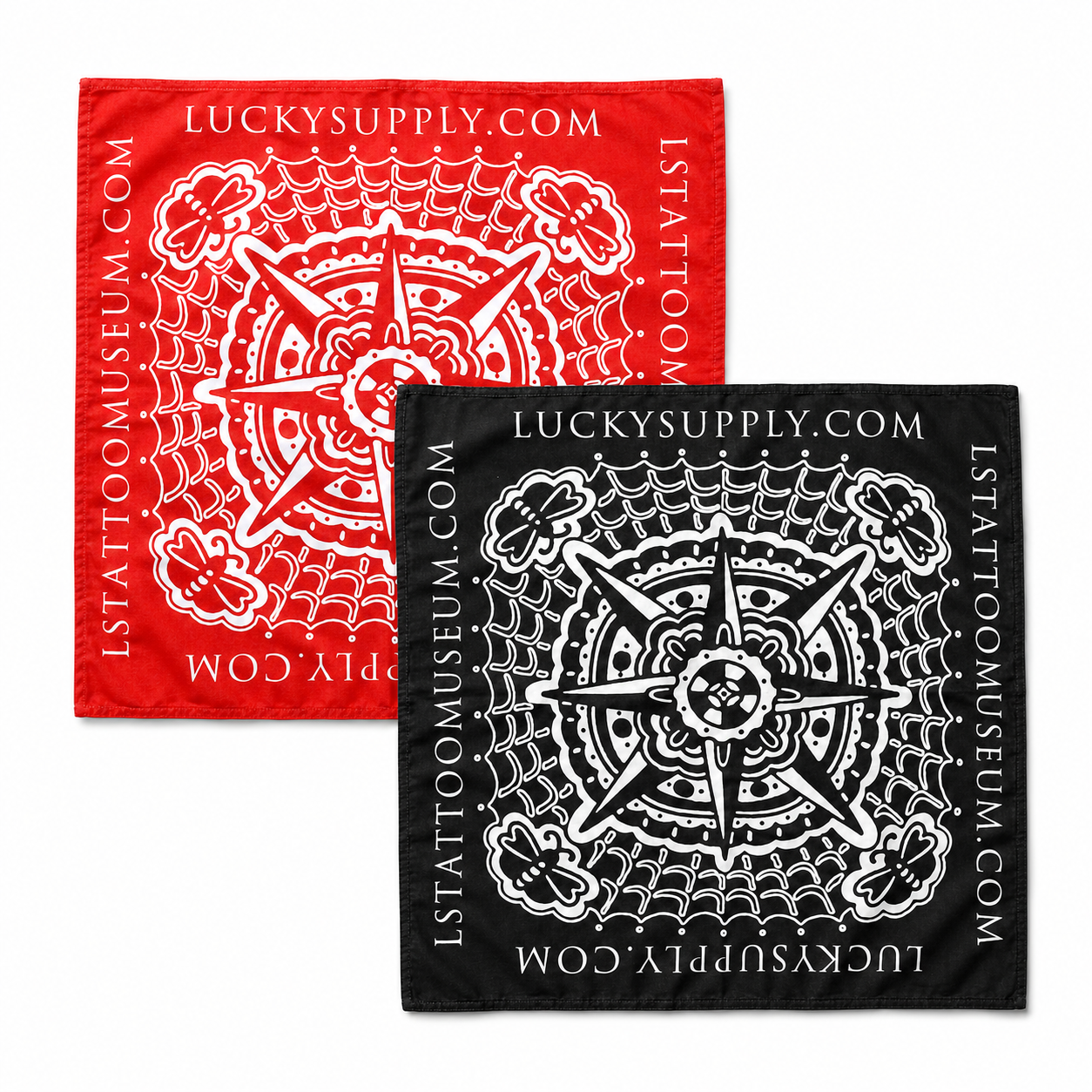 Lucky Supply x Bert Krak Black Bandana