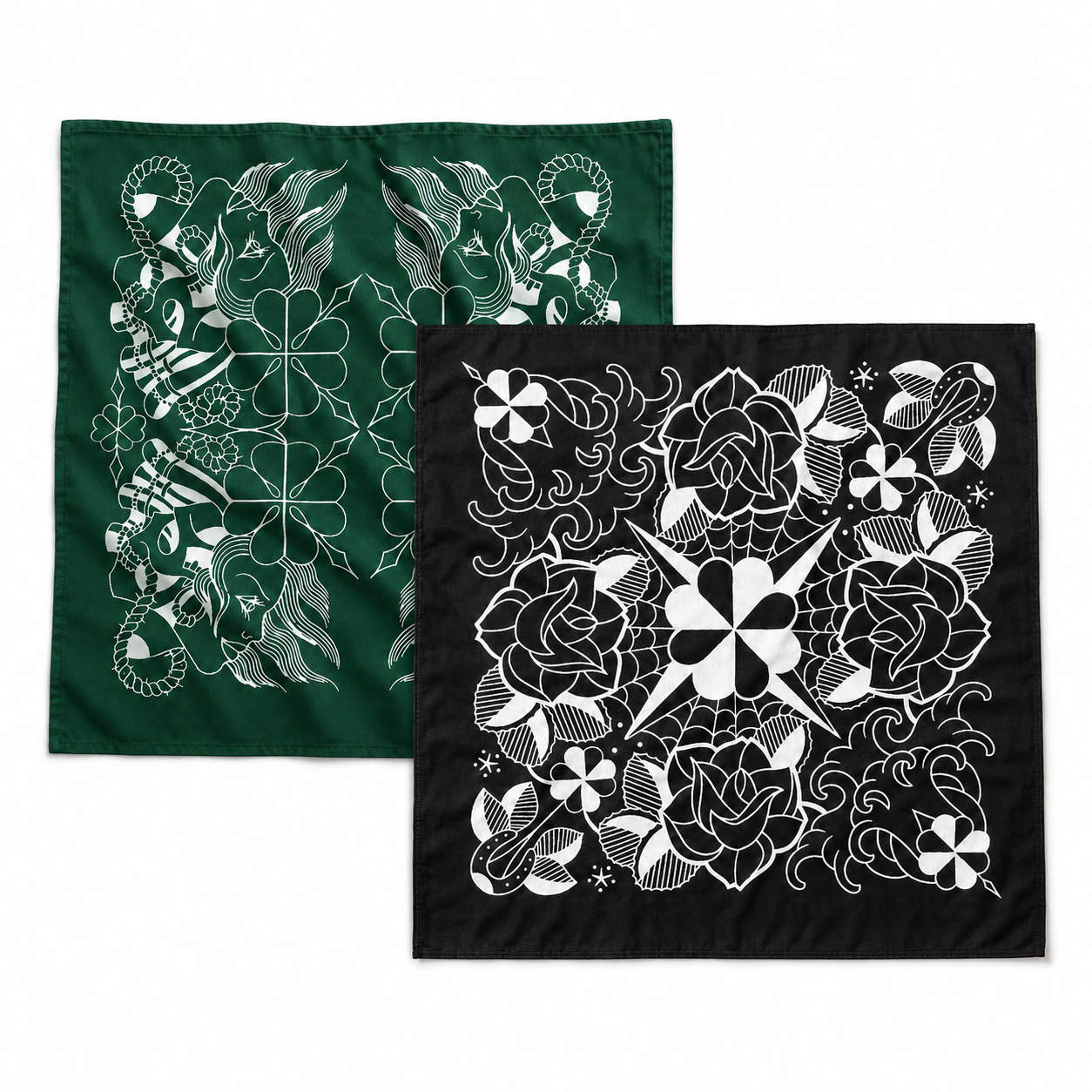 Lucky Supply x Jason Minauro Black Bandana