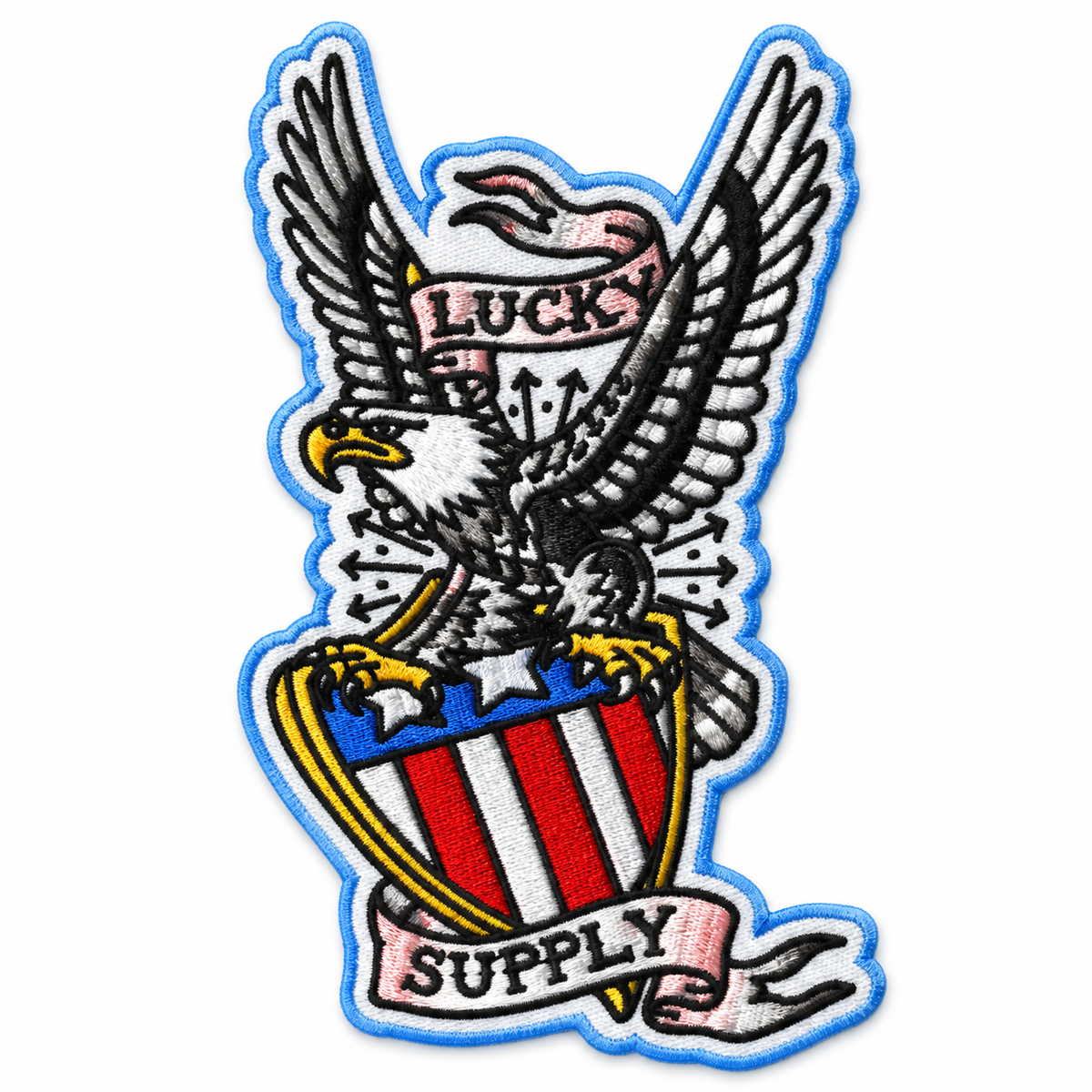 Lucky Supply x Tim Lehi Eagle and Shield Patch