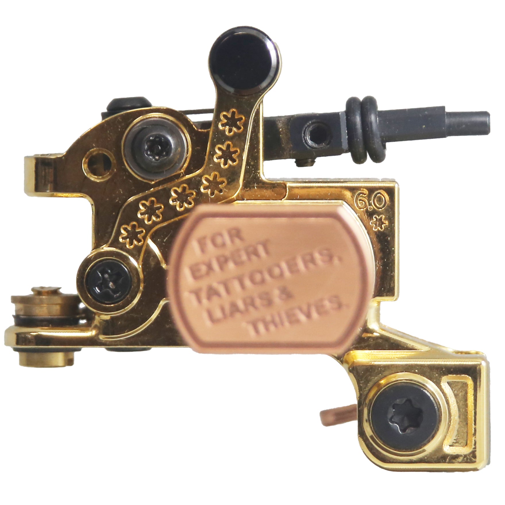 True Gold & Copper Liner Tattoo Machine by Martin Pintos P.