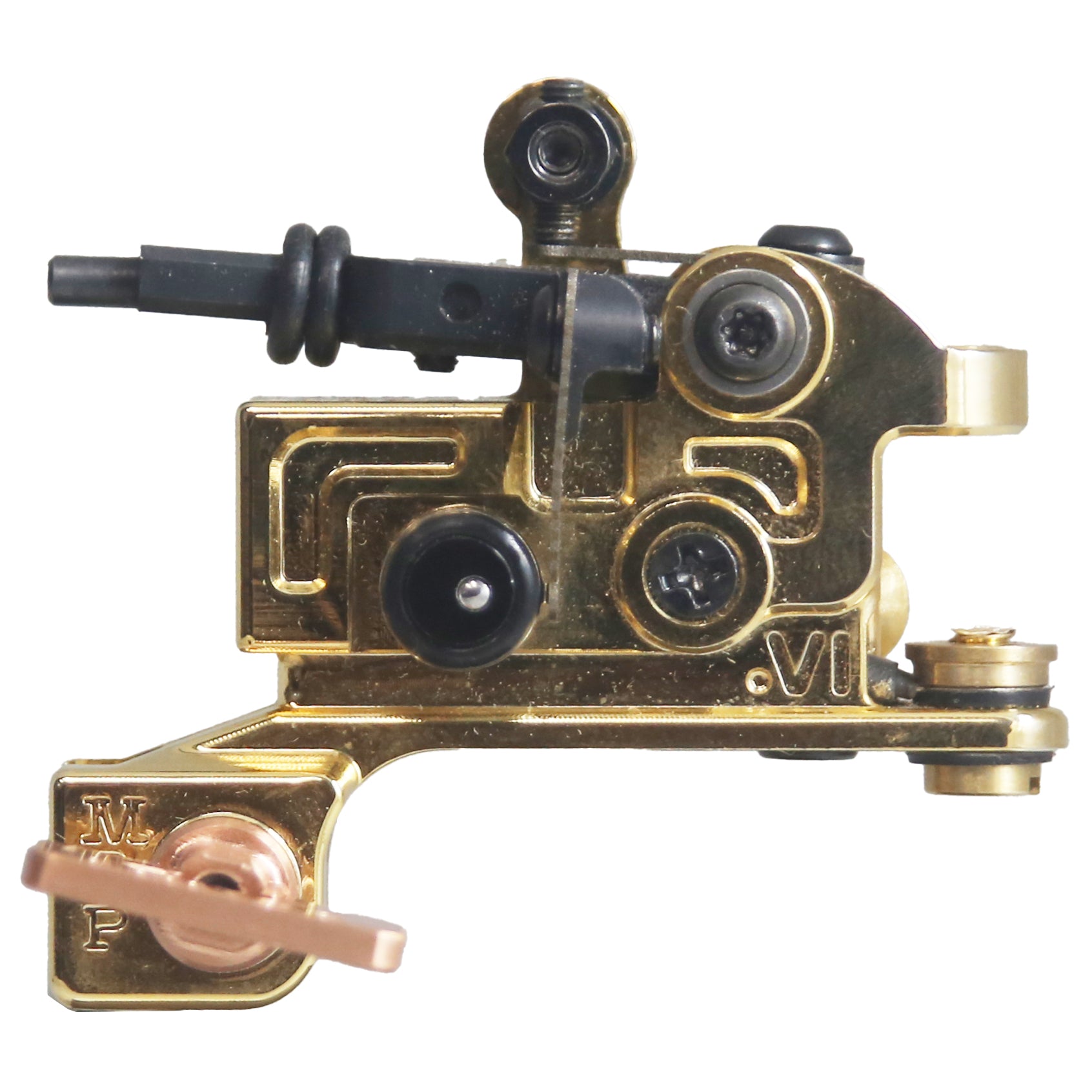 True Gold & Copper Liner Tattoo Machine by Martin Pintos P.