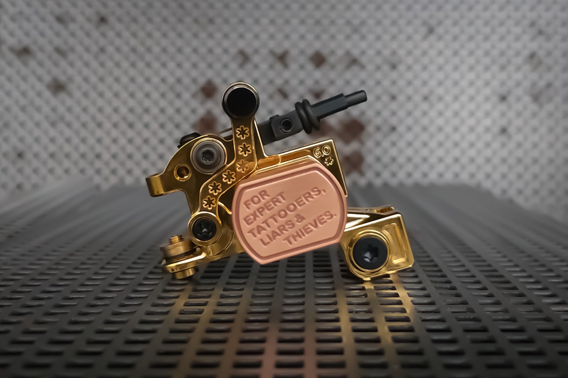 True Gold & Copper Liner Tattoo Machine by Martin Pintos P.