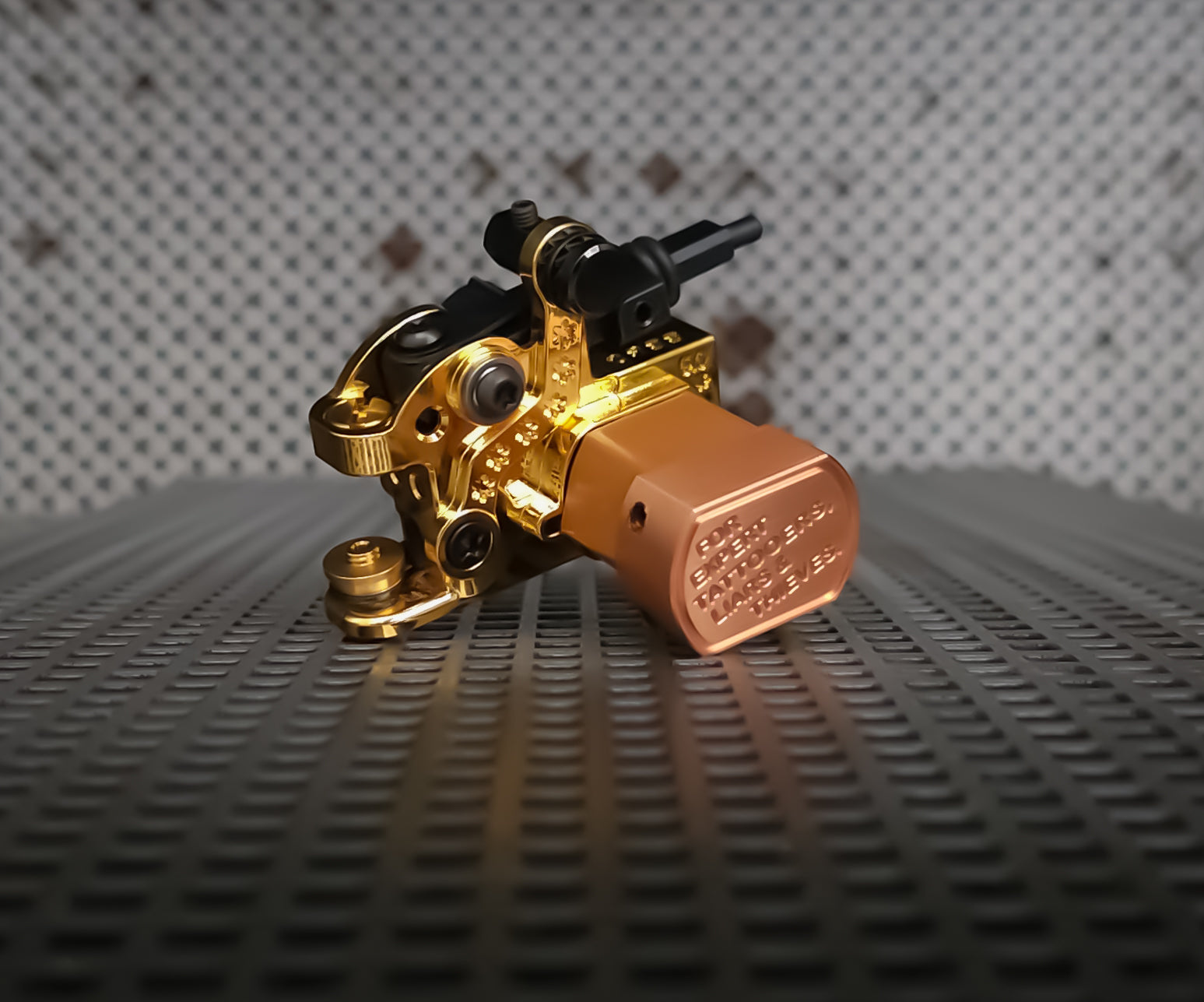 True Gold & Copper Liner Tattoo Machine by Martin Pintos P.