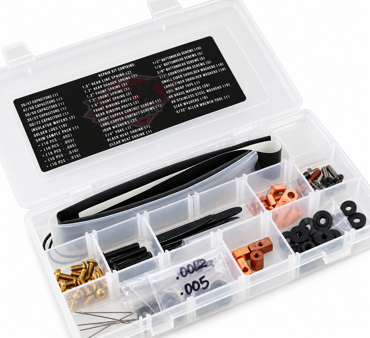 Machine Repair Kit opened