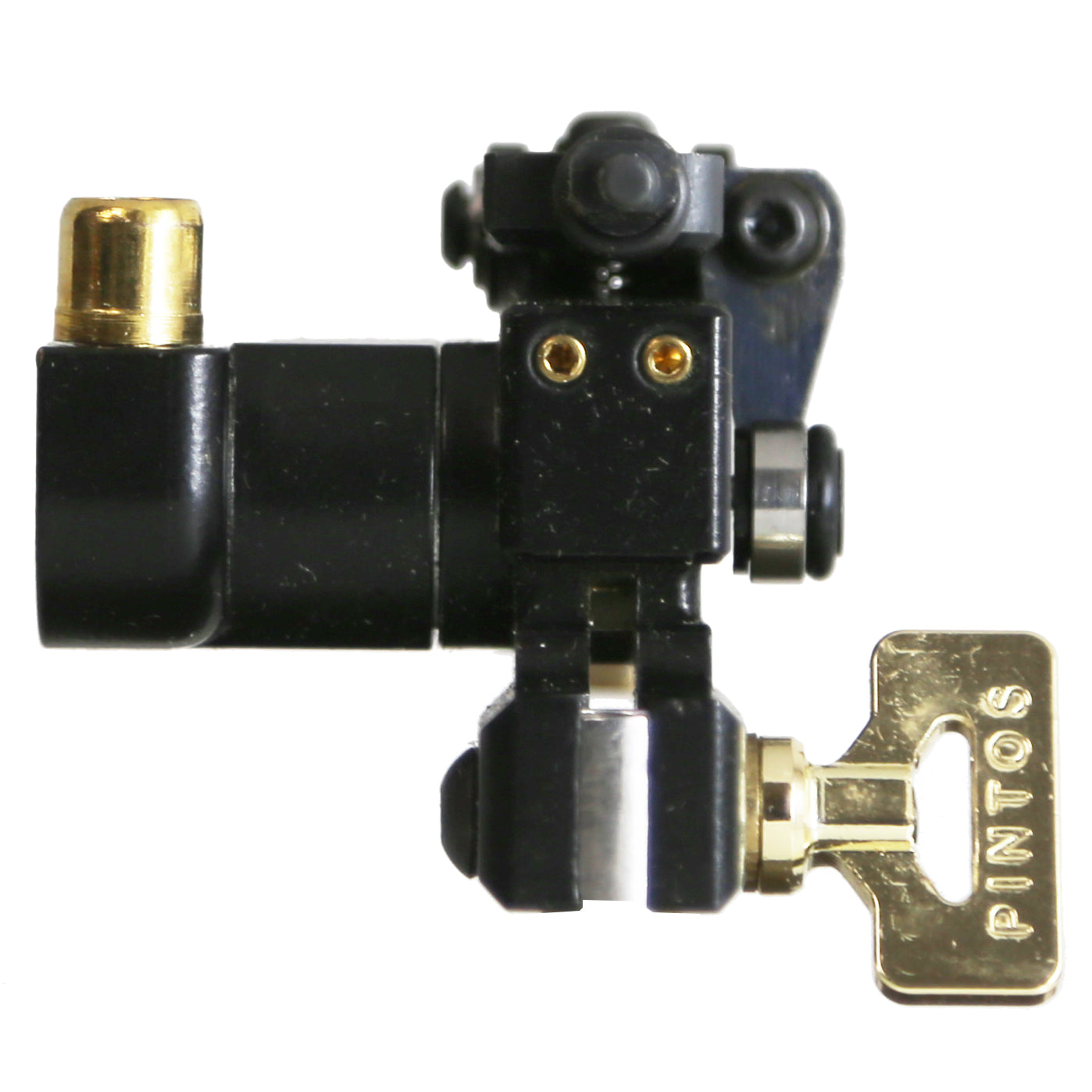 Classic Black Shader Tattoo Machine with RCA Adapter by Martin Pintos P.