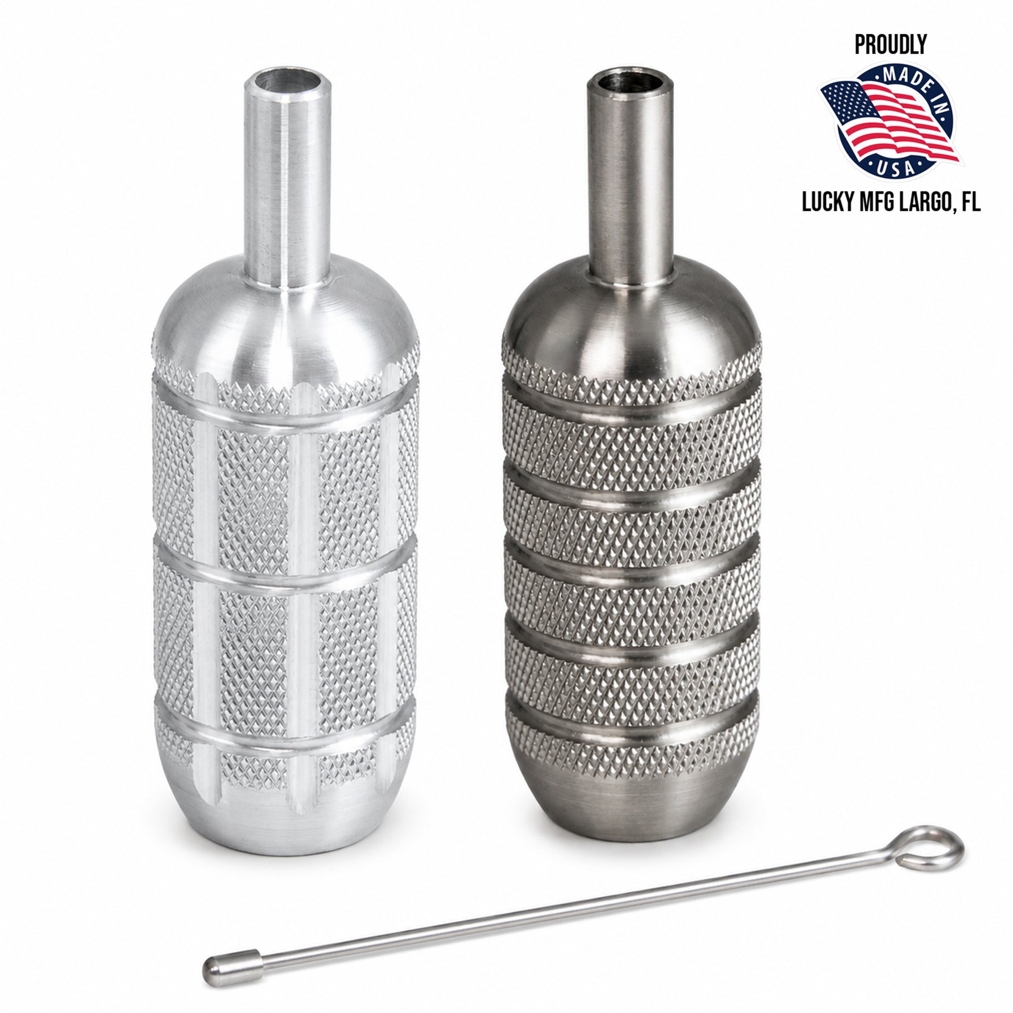 Anodized Aluminum Cartridge Grip with Plunger Bar