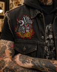 Mike Wilson Viking Head Patch on Vest