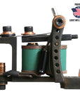 Compact Drilled Mini Bulldog tattoo machine made in the USA