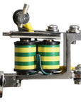 Mini Bulldog liner tattoo machine showing coil-side construction