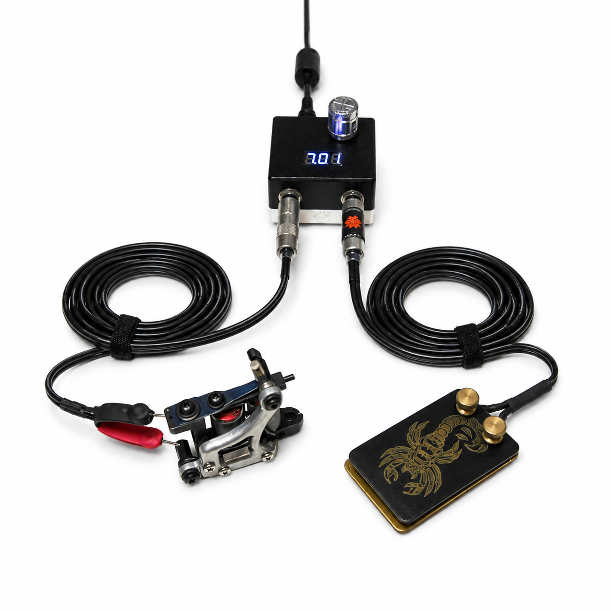 Mini Delrin Engraved Power Supply with Display