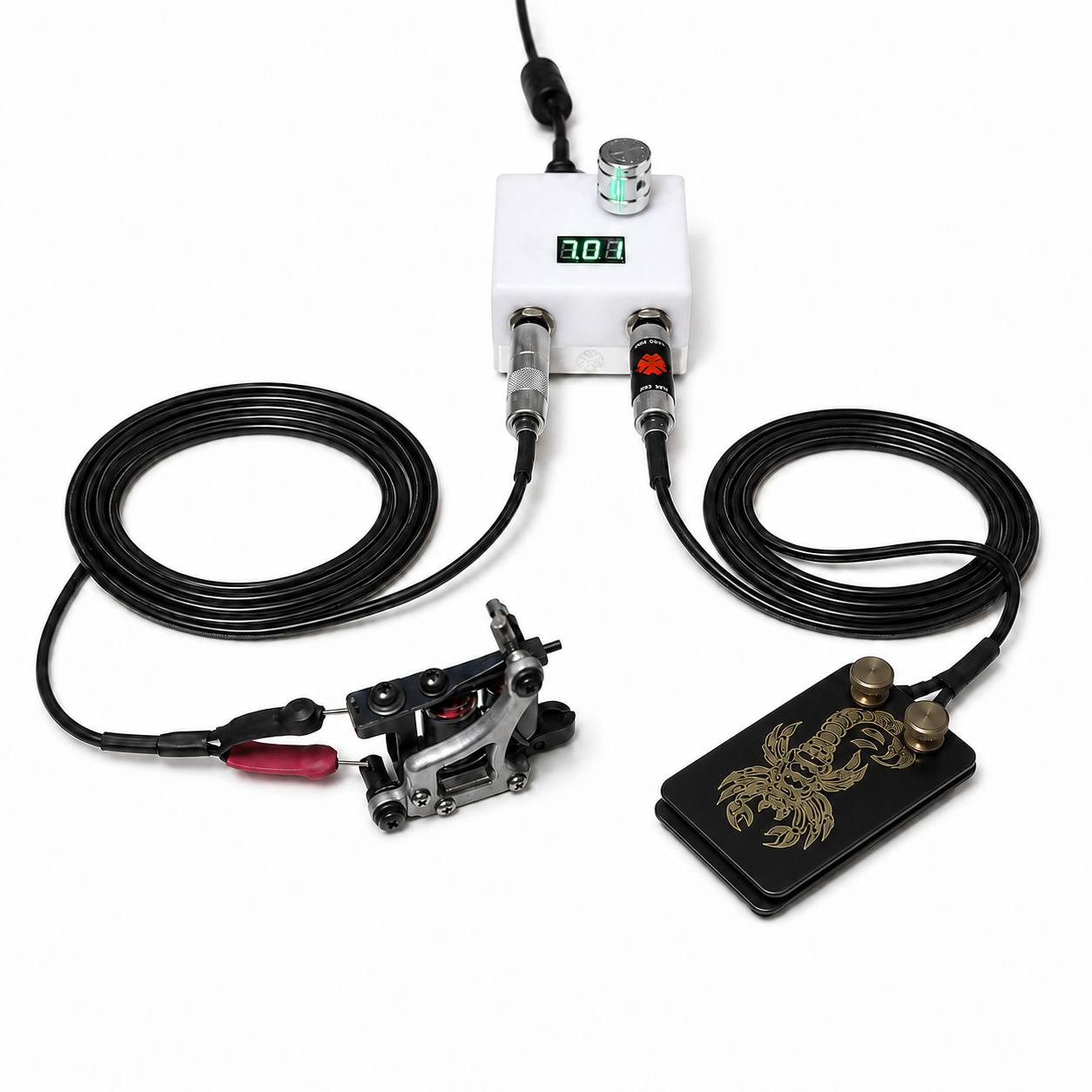 Mini Delrin Engraved Power Supply with Display