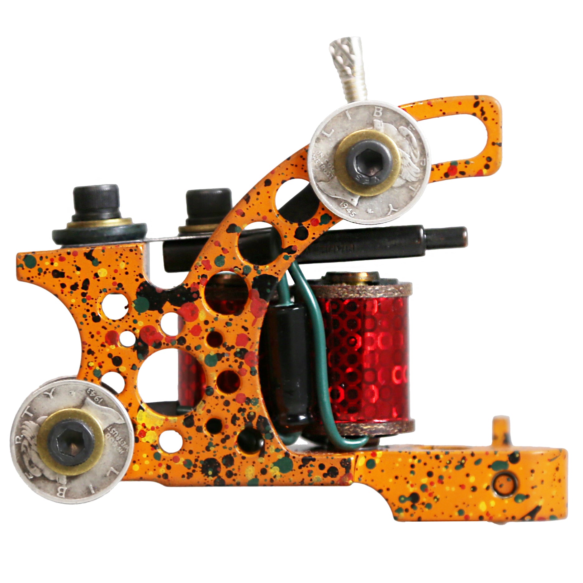 Lucky Supply Drilled-Out Rollomatic liner tattoo machine