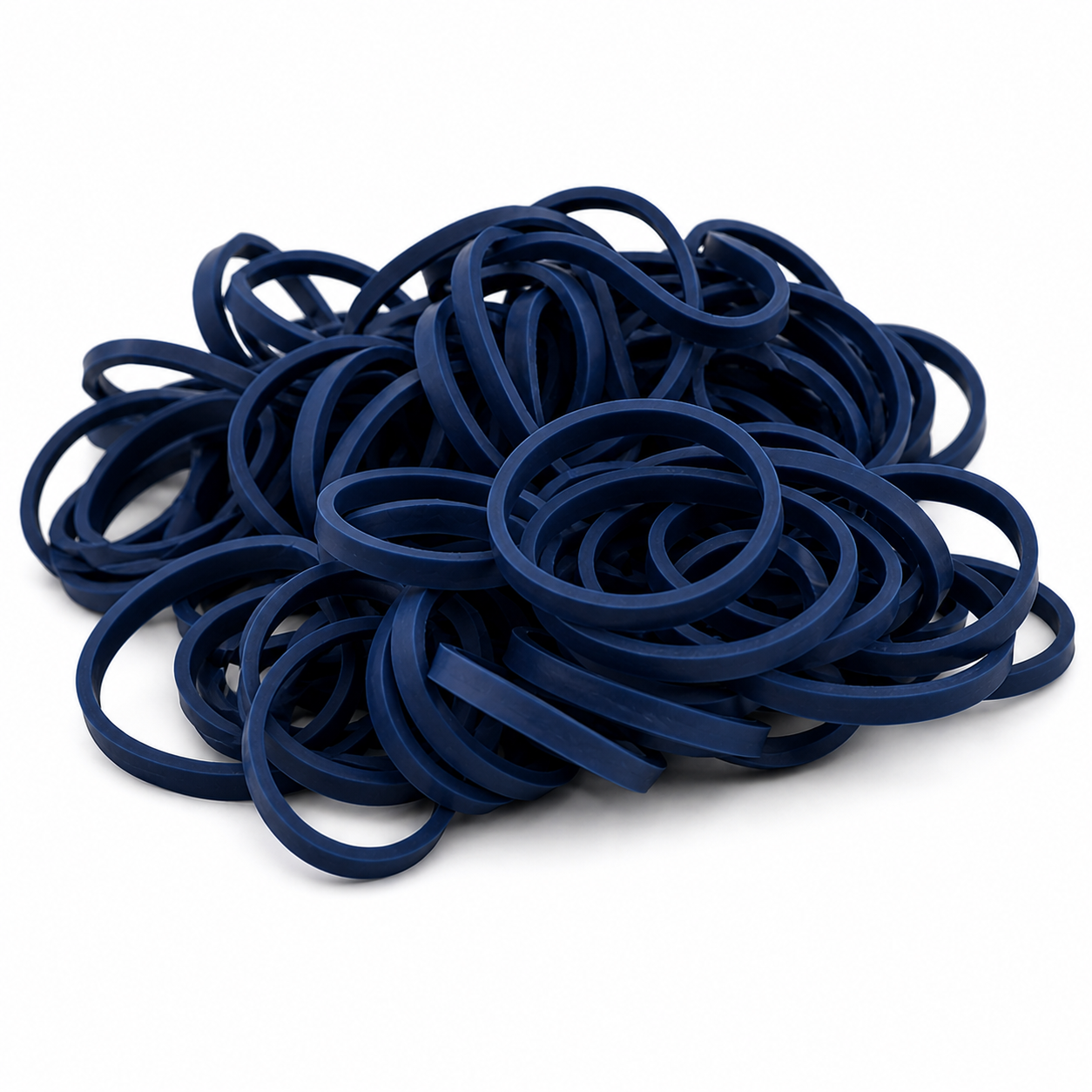 Navy Blue Rubber Bands