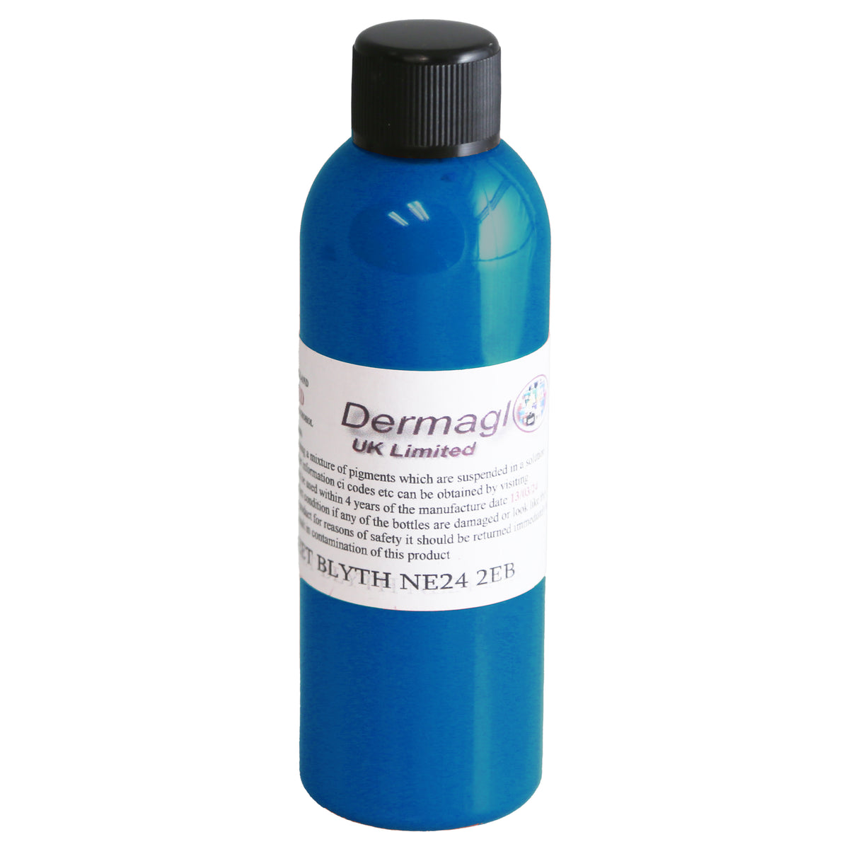 Dermaglo New Ocean Blue tattoo pigment bottle - 50ml (1.69 oz)