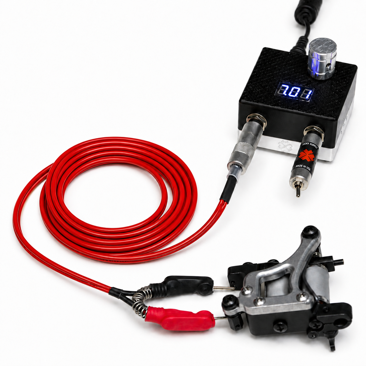 Lucky MFG nickel toggle footless tattoo machine switch