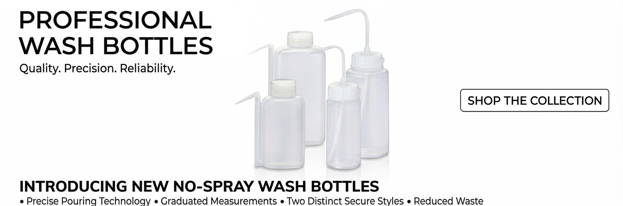 No Spray Wash Bottles