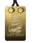 Nostalgic Brass Foot Switch - Clipper Ship