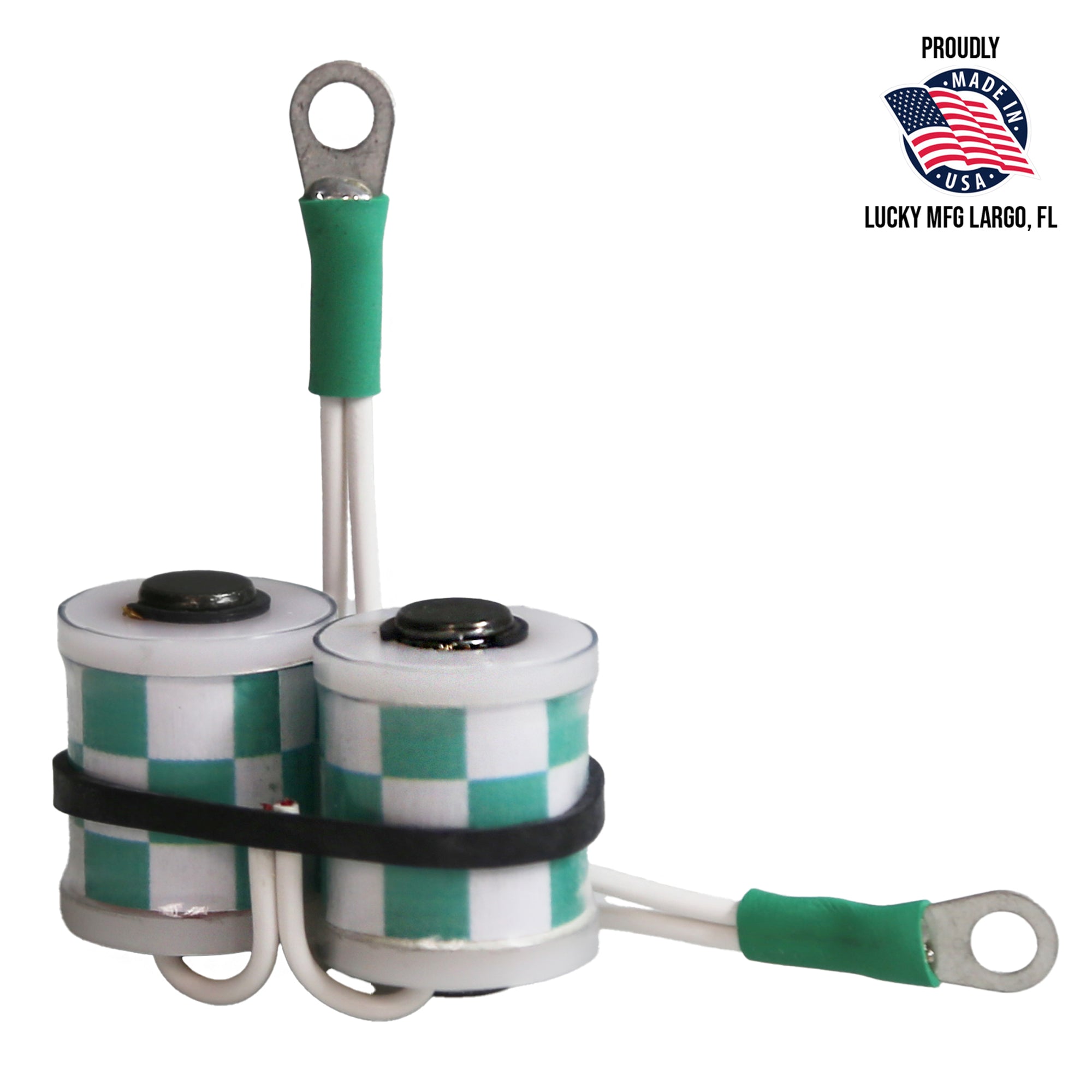 1" Custom Coils - Mint Checkers