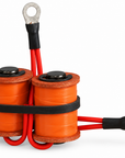 ucky Supply 1 inch 8-wrap custom tattoo machine coil set with 35V 47µF capacitor.