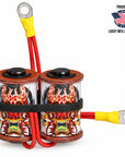 Lucky Supply 1 1/4 inch 8-wrap custom tattoo machine coil set with 50V 47µF capacitor