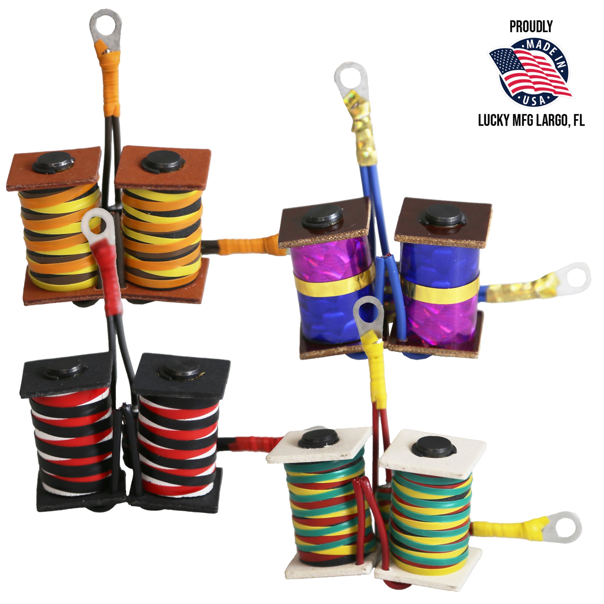 1 1/4&quot; 8 Wrap Custom Coil Set (35v/47uf)